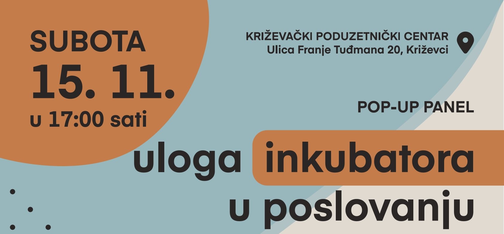 U subotu panel: Uloga inkubatora u poslovanju