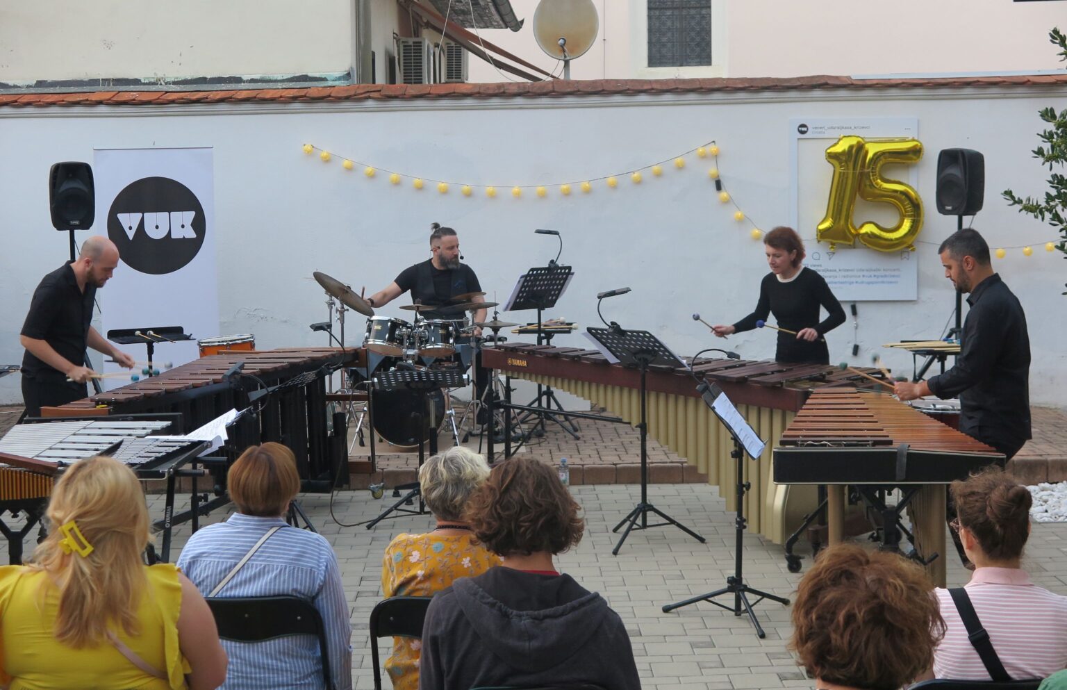 Udarni dan 15. VUK-a: Percussion Club s originalnim pulsiranjem udaraljki, sjećanja na VUK, ambasadori VUK-a, kviz i slušaonica